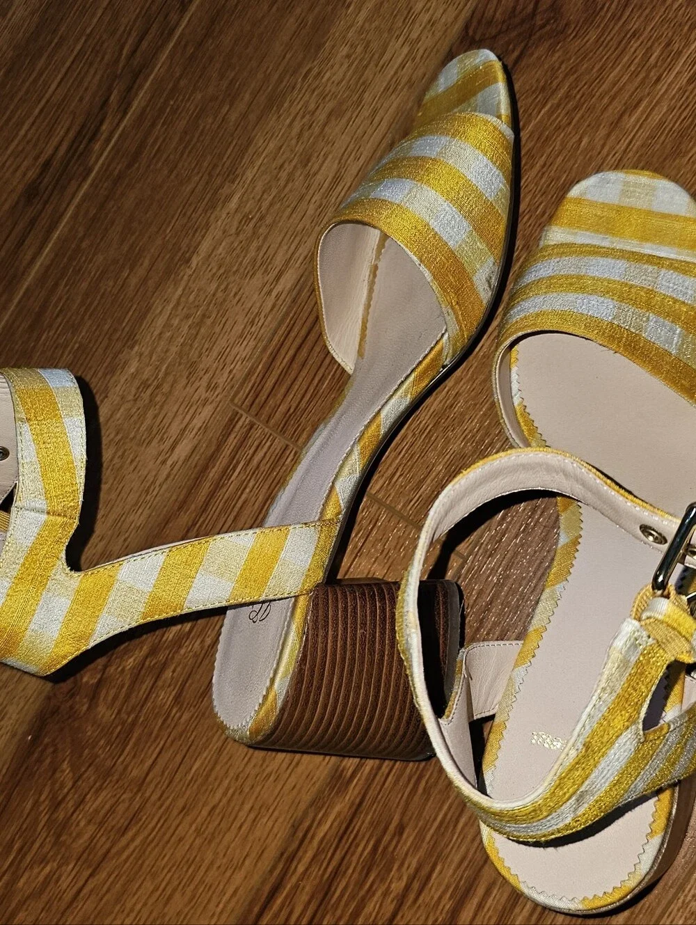 J.Crew 'Penny' Ankle-Strap Sandals in Gingham